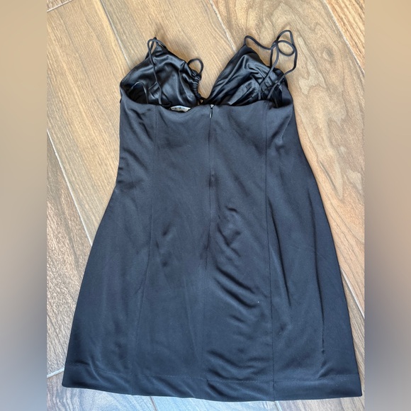 ZARA Asymmetrical Draped Mini Dress - Picture 5 of 7